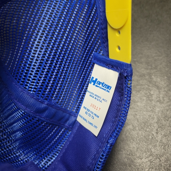 vintage Michelin Man snapback trucker hat.  USA. - Picture 5 of 6